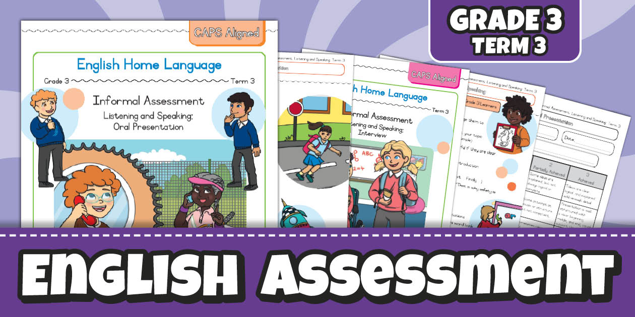 Grade 3 English HL Term 3 I.A - Listening and Speaking