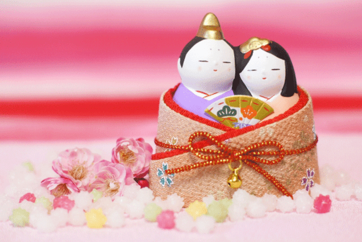 わらべの歳時記 3月 雛の使い 中村信喬作 雛祭り お雛様