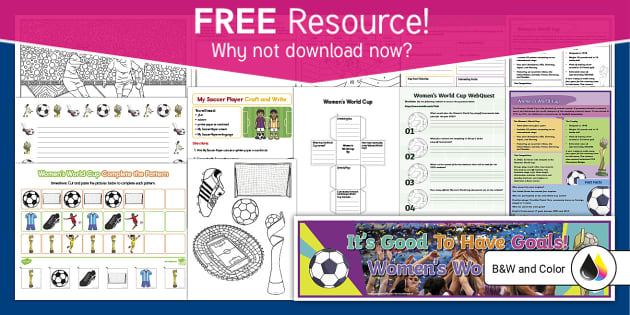 FREE Women's World Cup Activity Pack (teacher made) - Twinkl