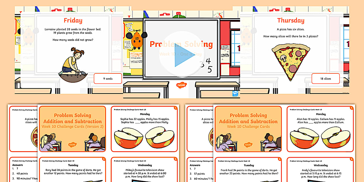 Week 10 - Problem Solving - One a Day - Resource Pack