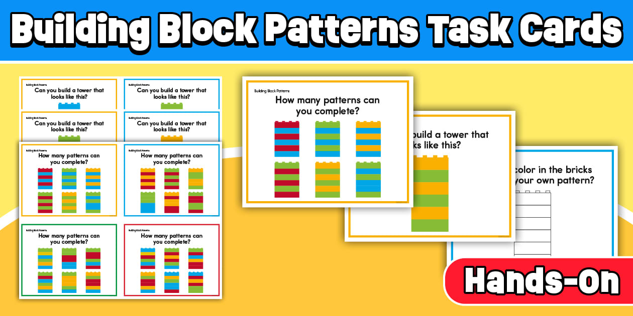 Pattern Block Challenge Cards