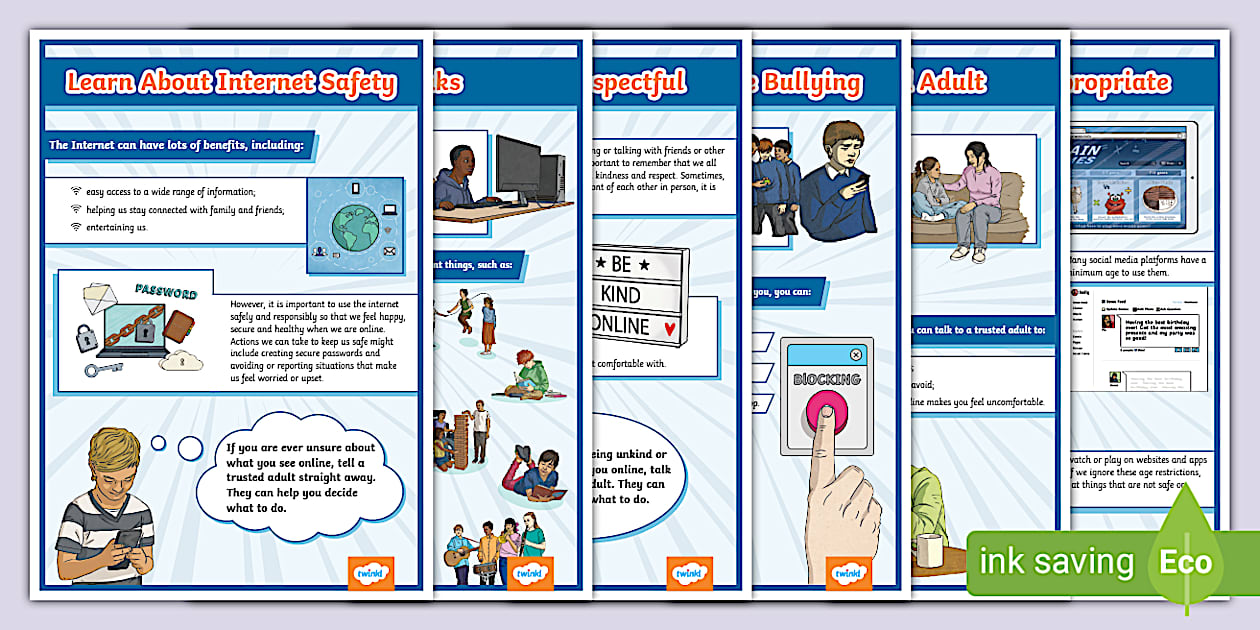 KS2 Digital Wellbeing Display Posters (teacher made)