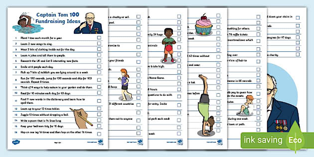 captain-tom-100-fundraising-ideas-primary-resources