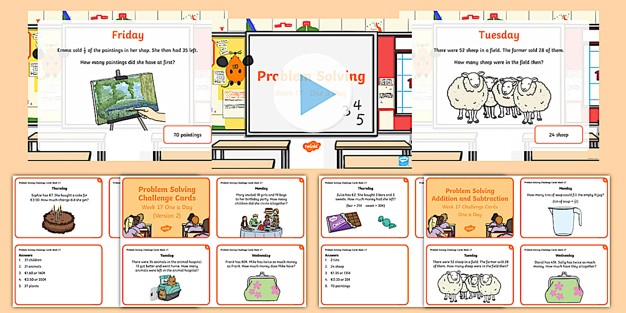 Week 17 - Problem Solving - One a day - Resource Pack