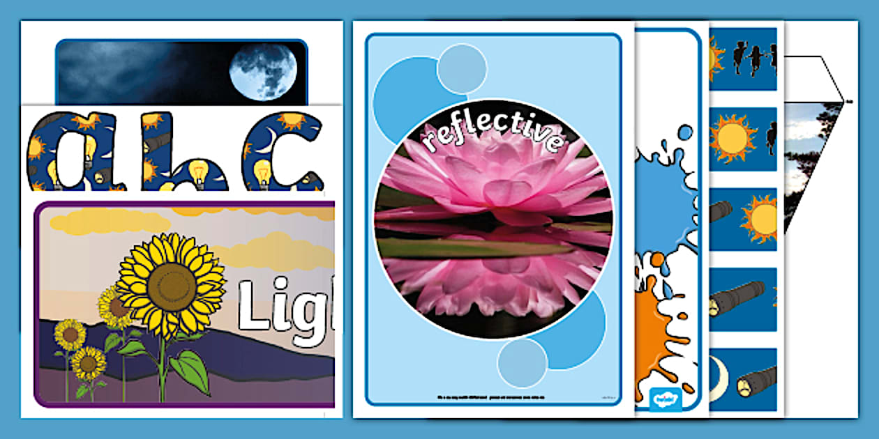 Cursive Light and Dark Display Pack (teacher made) - Twinkl