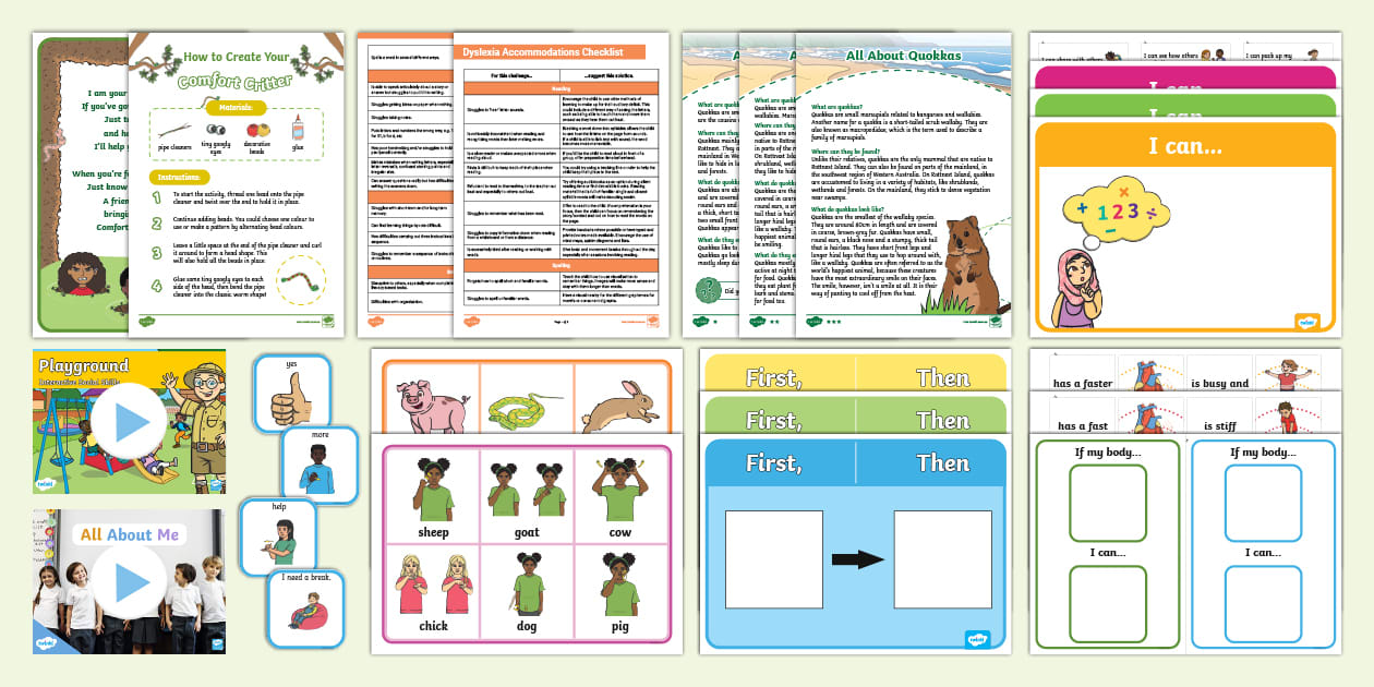 Inclusion Taster Pack F-6 (l'enseignant a fait) - Twinkl