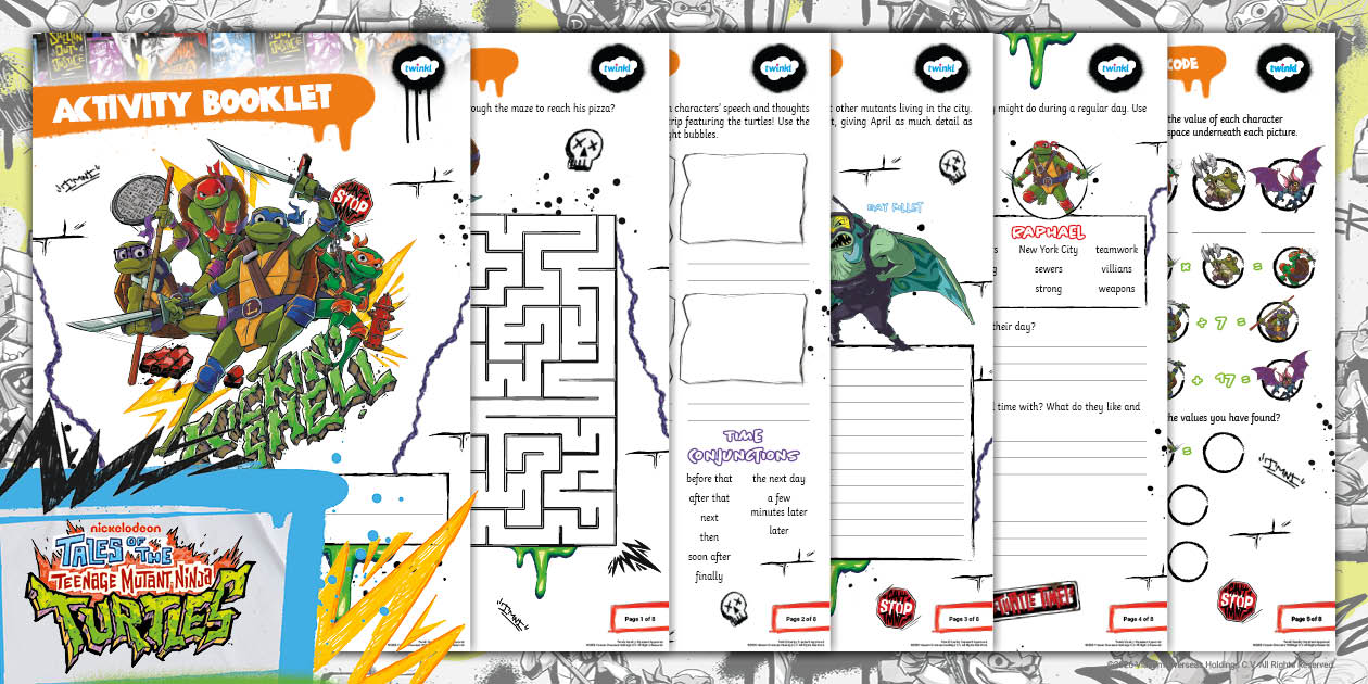 Teenage Mutant Ninja Turtles Activity Book | Paramount