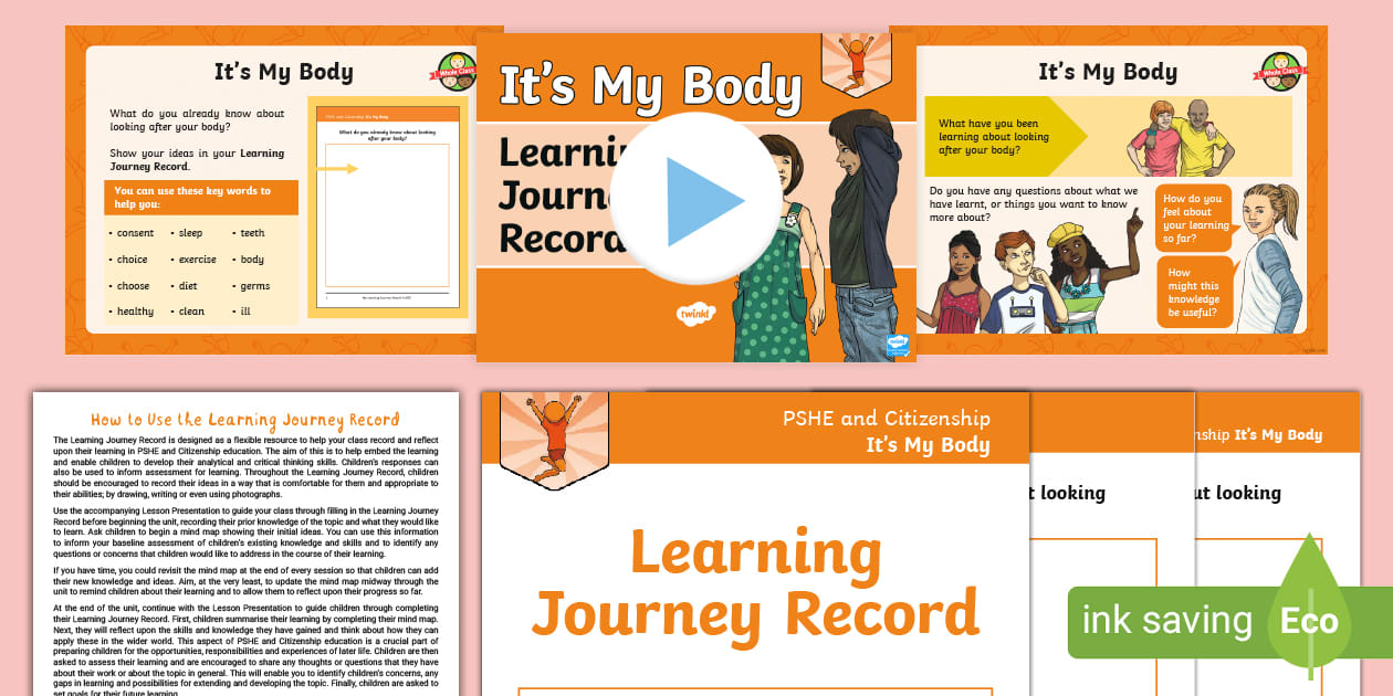 PSHE: LKS2 It's My Body - Learning Journey Record