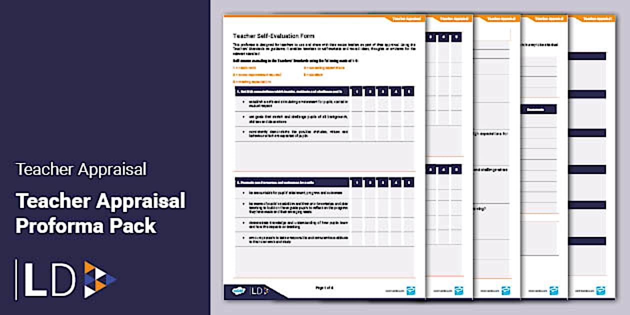 Teacher appraisal targets examples pack easy to download.