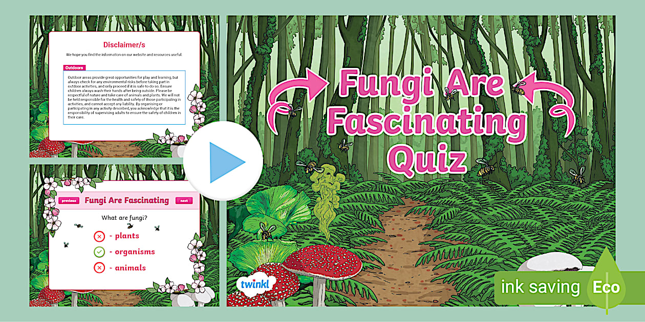 Fungi Quiz for Kids - Fun PowerPoint Game - Twinkl