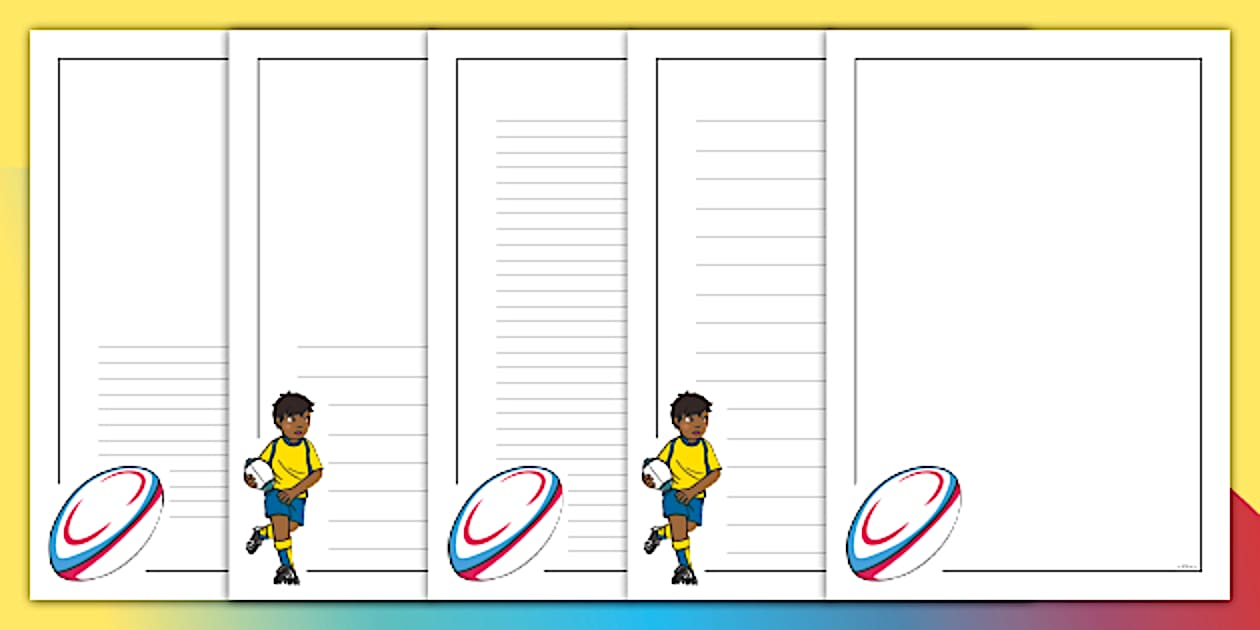 Rugby Page Borders