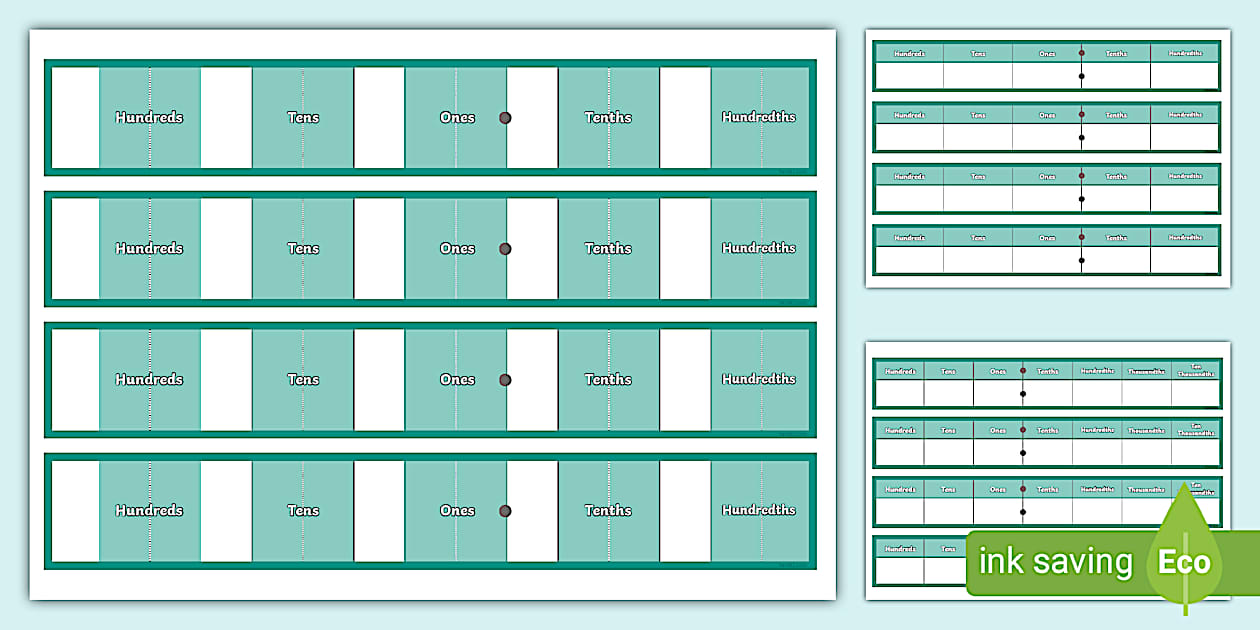 Decimal Numbers Expanders Pack - Primary School Mathematics