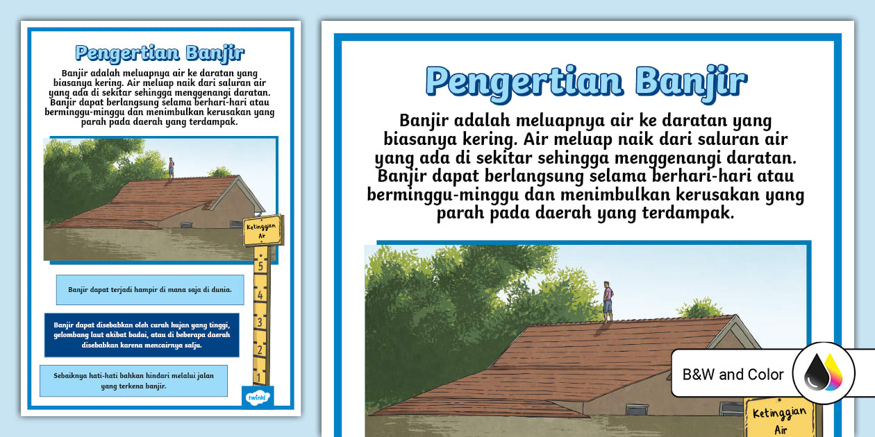 Poster Apa itu Banjir?