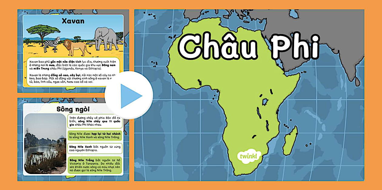 Powerpoint Châu Phi (Hecho por educadores) - Twinkl