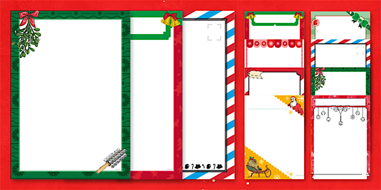 Word Christmas Templates (Editable) KS2 Christmas Resource