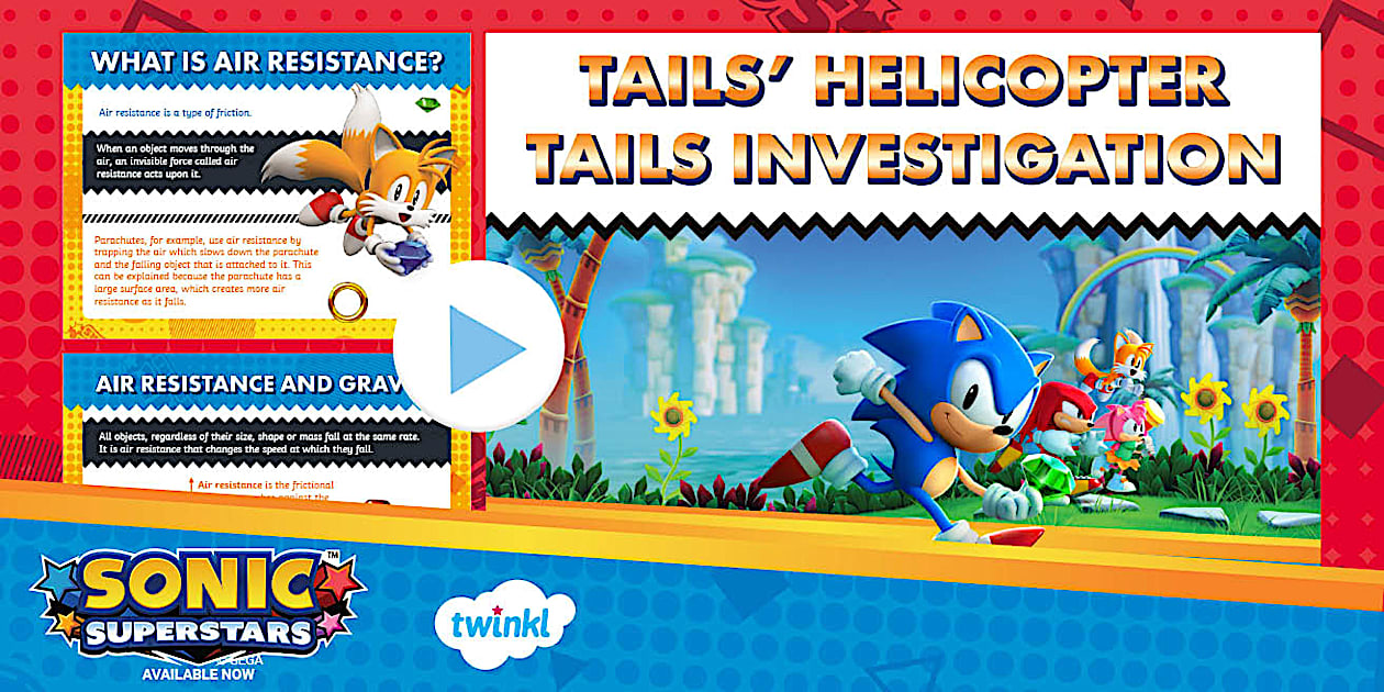 FREE! Sonic Tails' Helicopter Tail Investigation [Ages 911]