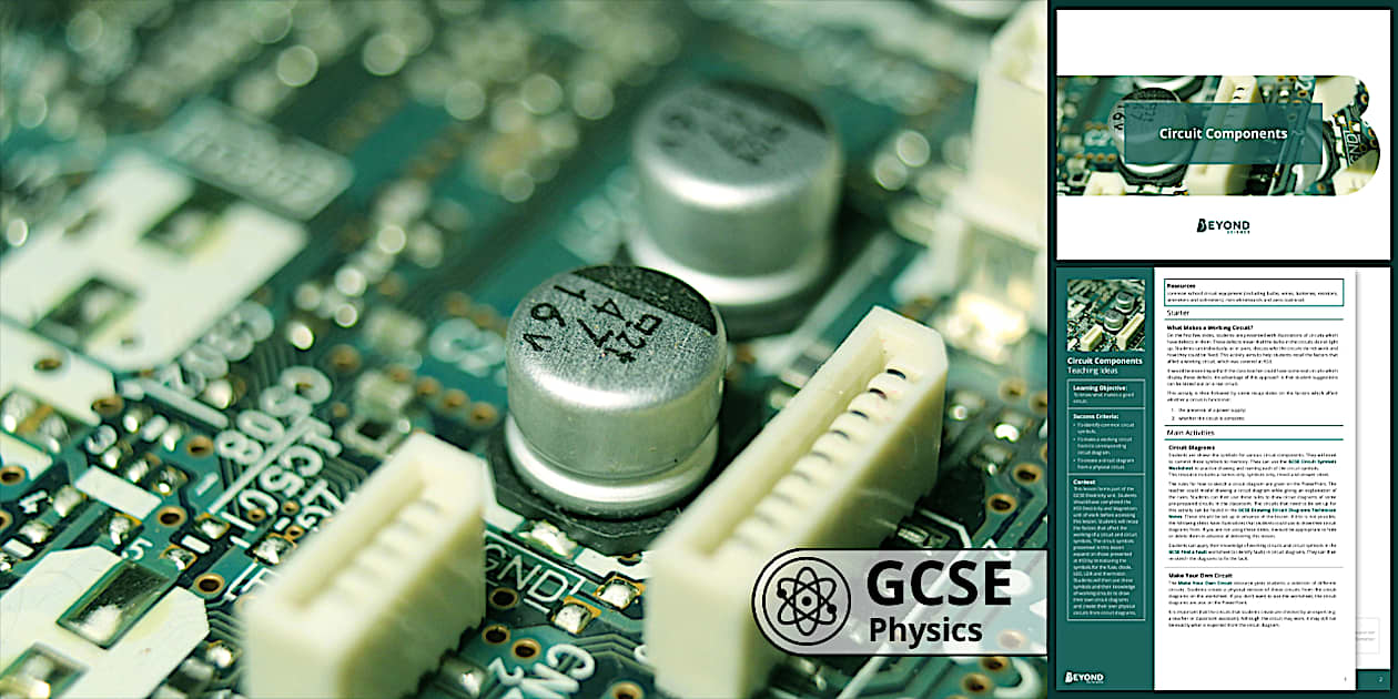 GCSE Electricity: Circuit Components Lesson Pack - Twinkl