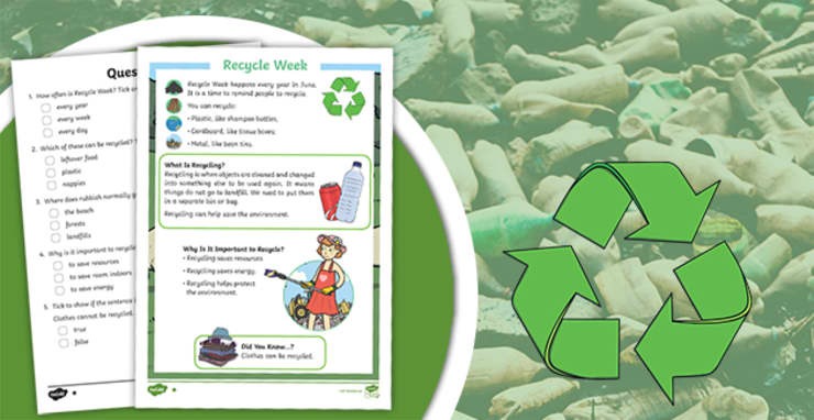 Recycling Week Twinkl Events Twinkl
