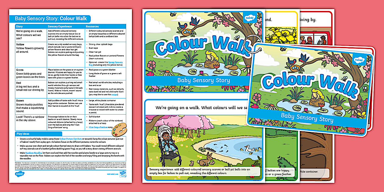 Baby Sensory Story: Colour Walk | Twinkl