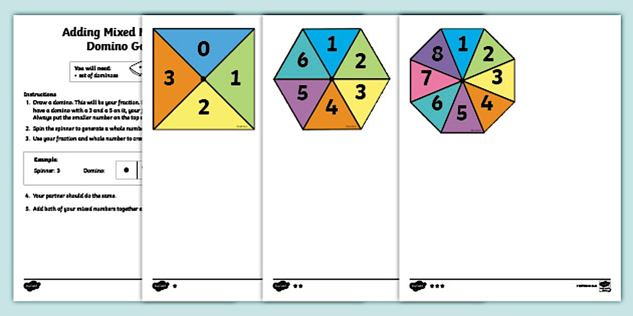 Numbers Spinner and Math Games for Grade 5 | Twinkl USA