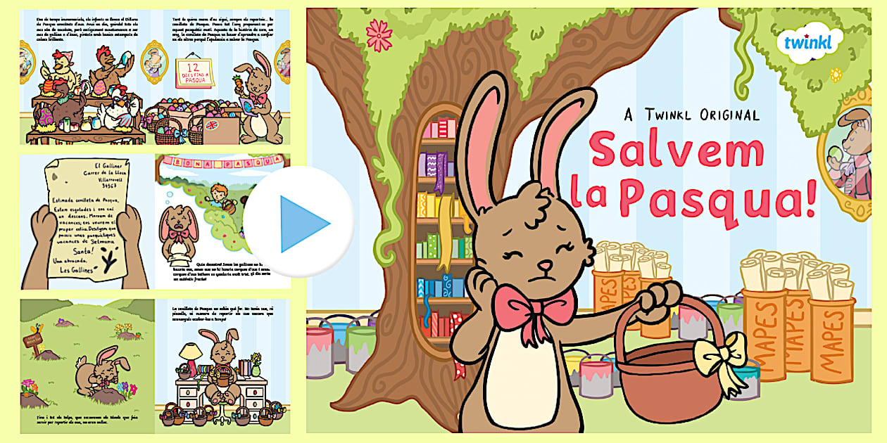 Conte: Salvem la Pasqua! - Català (teacher made) - Twinkl