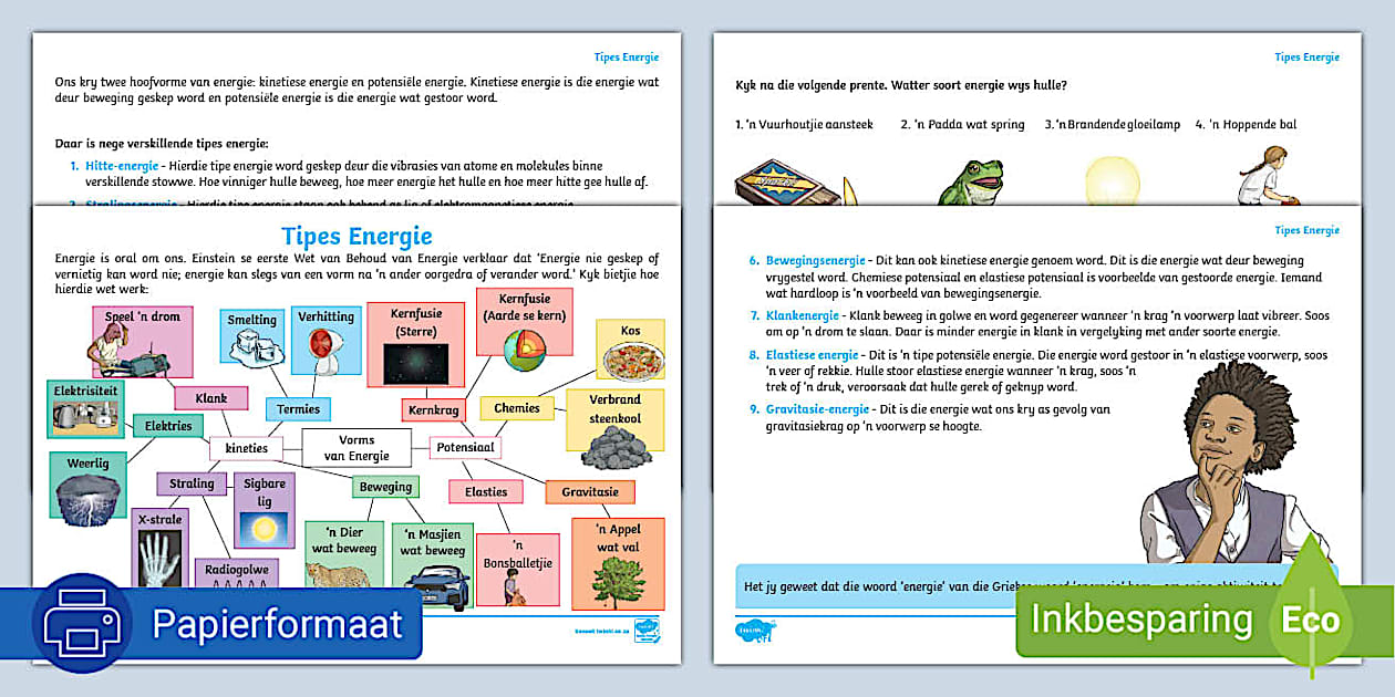 Tipes Energie Werkkaart Teacher Made Twinkl tipes-energie-werkkaart-teacher-made-twinkl