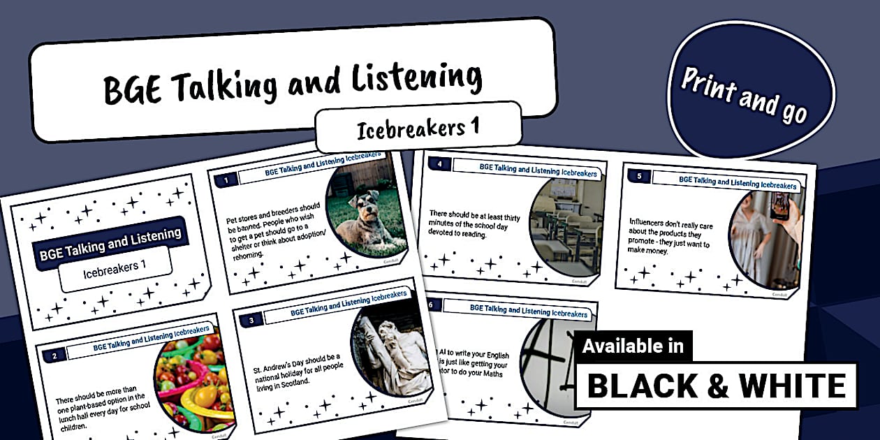Bge BGE Talking and Listening Icebreakers 1