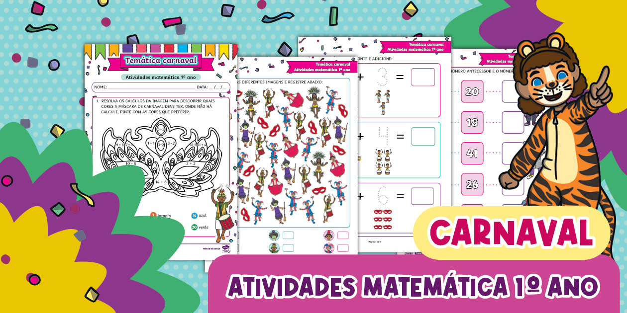 Atividades De Carnaval 2 Ano Matemática