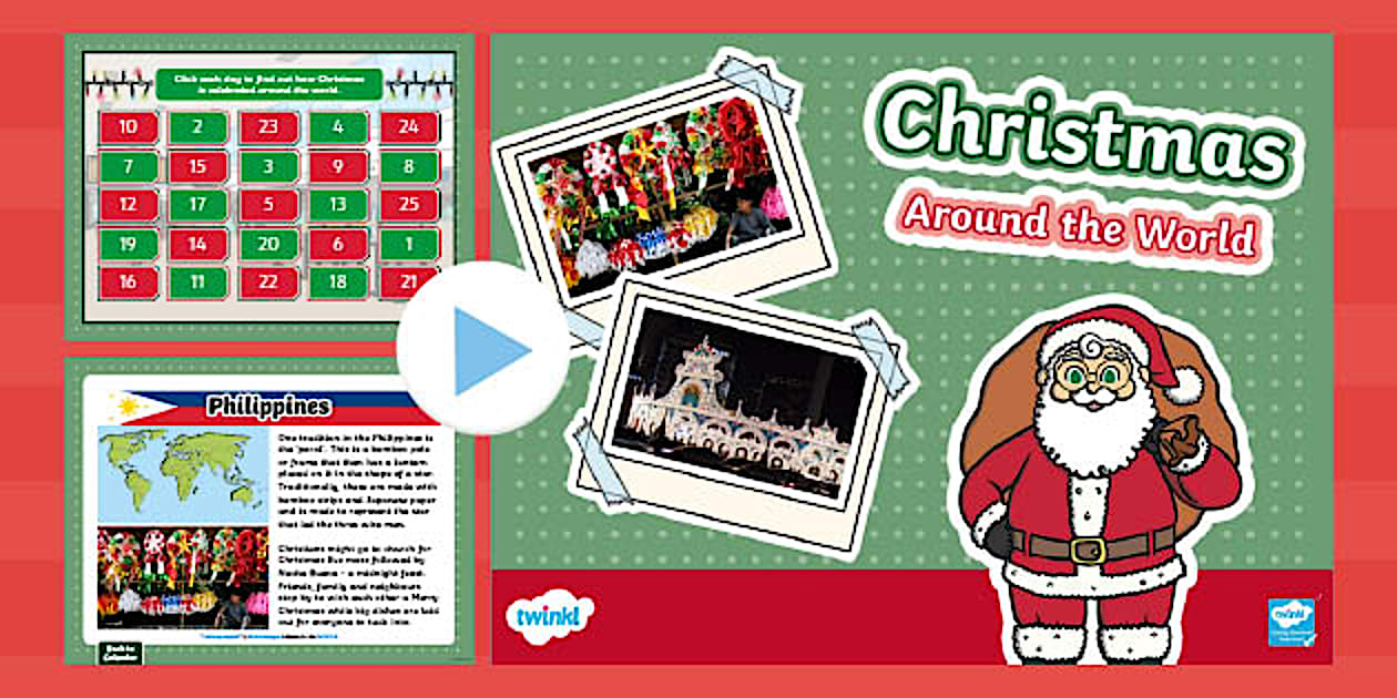 Christmas Around the World Advent Calendar Twinkl