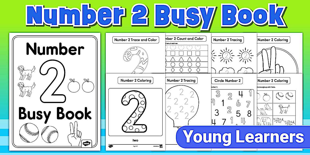 Number 2 Busy Book