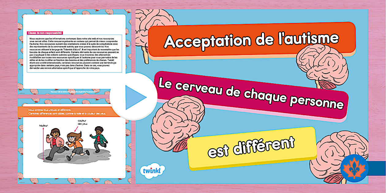 Acceptation de l'autisme | Ressource Twinkl (teacher made)