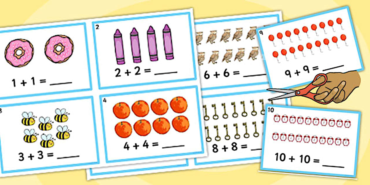 Double Up to 20 Challenge Cards (teacher made) - Twinkl