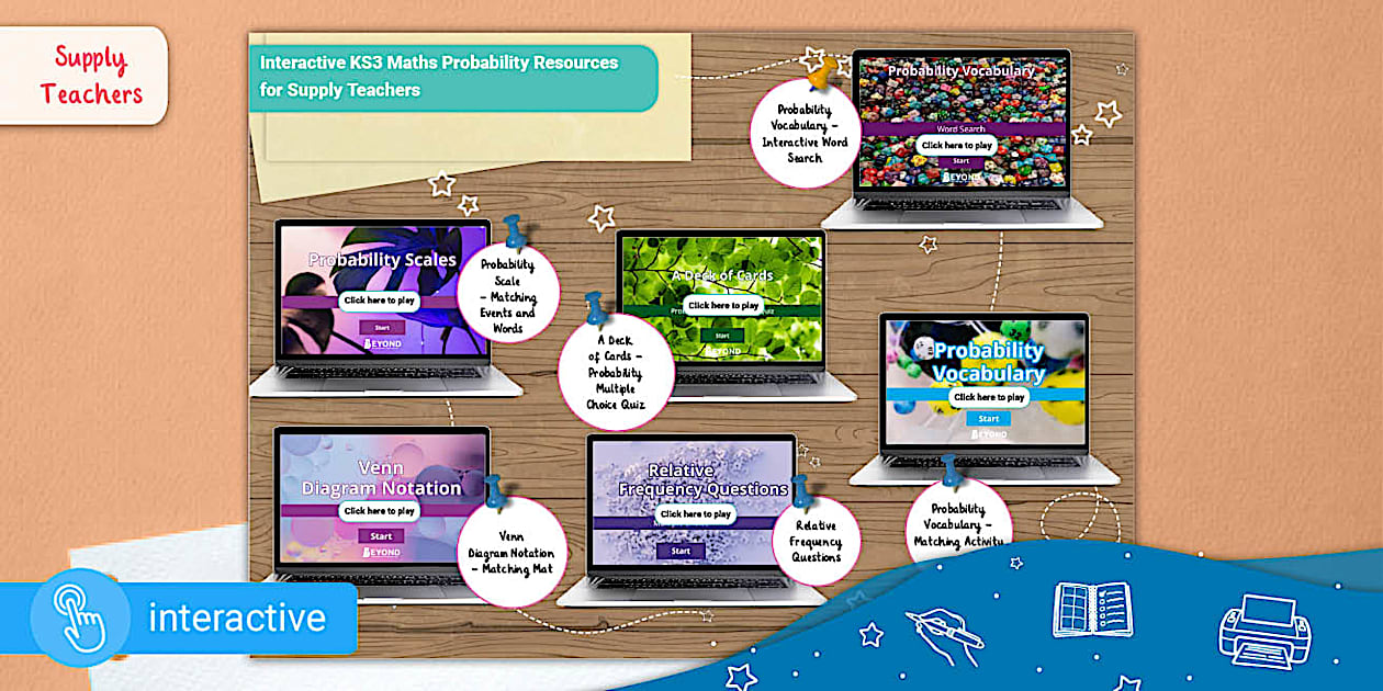 Interactive KS3 Maths Probability Resources For Supply Teachers interactive ks3 maths probability resources for supply teachers