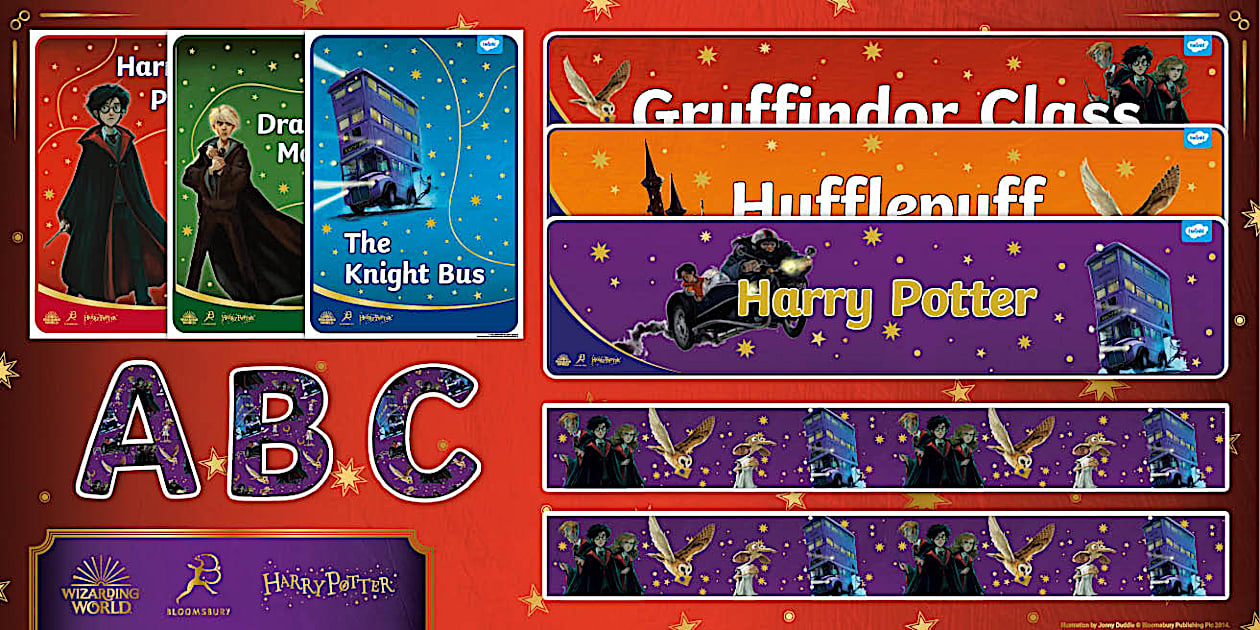Harry Potter Display Pack Bloomsbury Teaching Resources