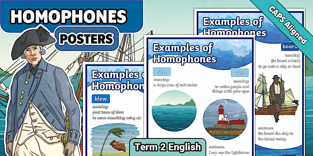 Intermediate Phase English Homophones – Poster (CAPS)