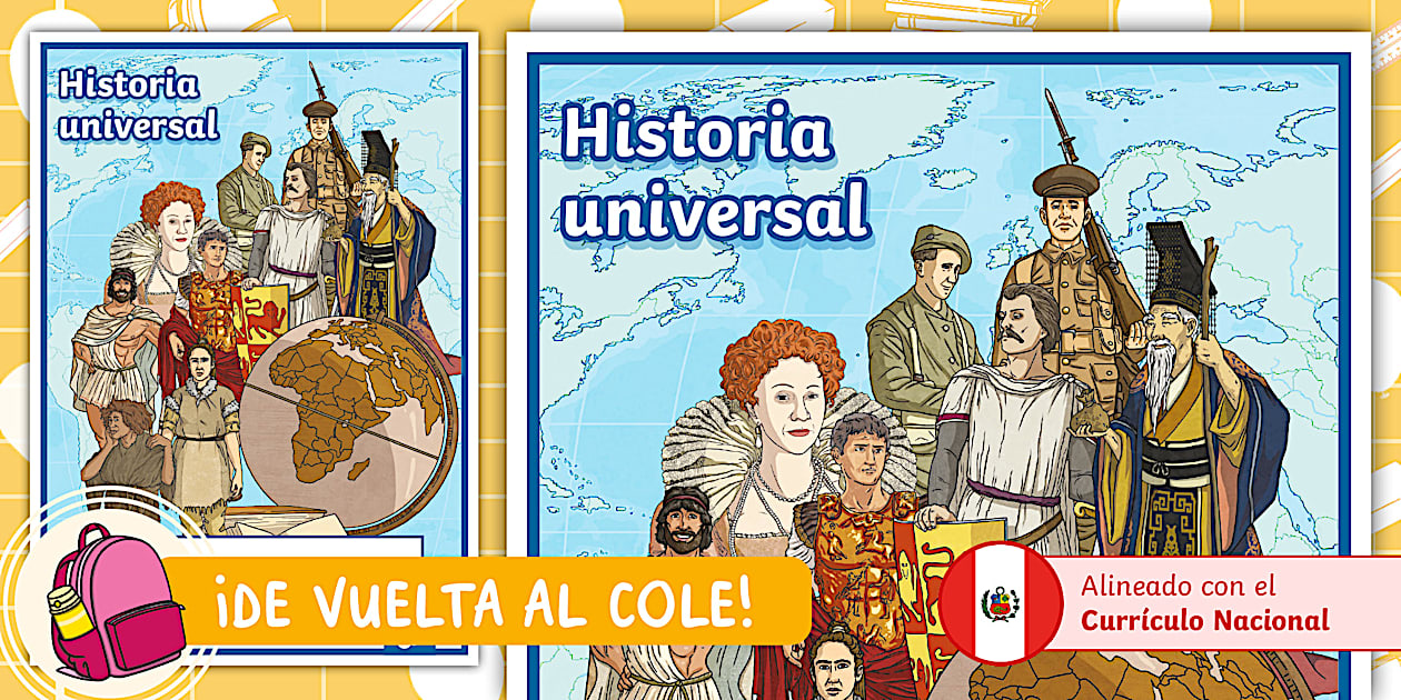 FREE! - Carátula de historia universal | Recursos Educativos Twinkl