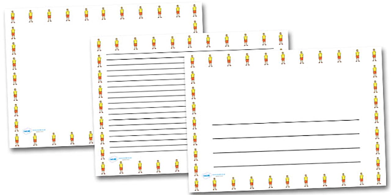 Guard Draw Border Life Guard Landscape Page Borders- Landscape Page Borders