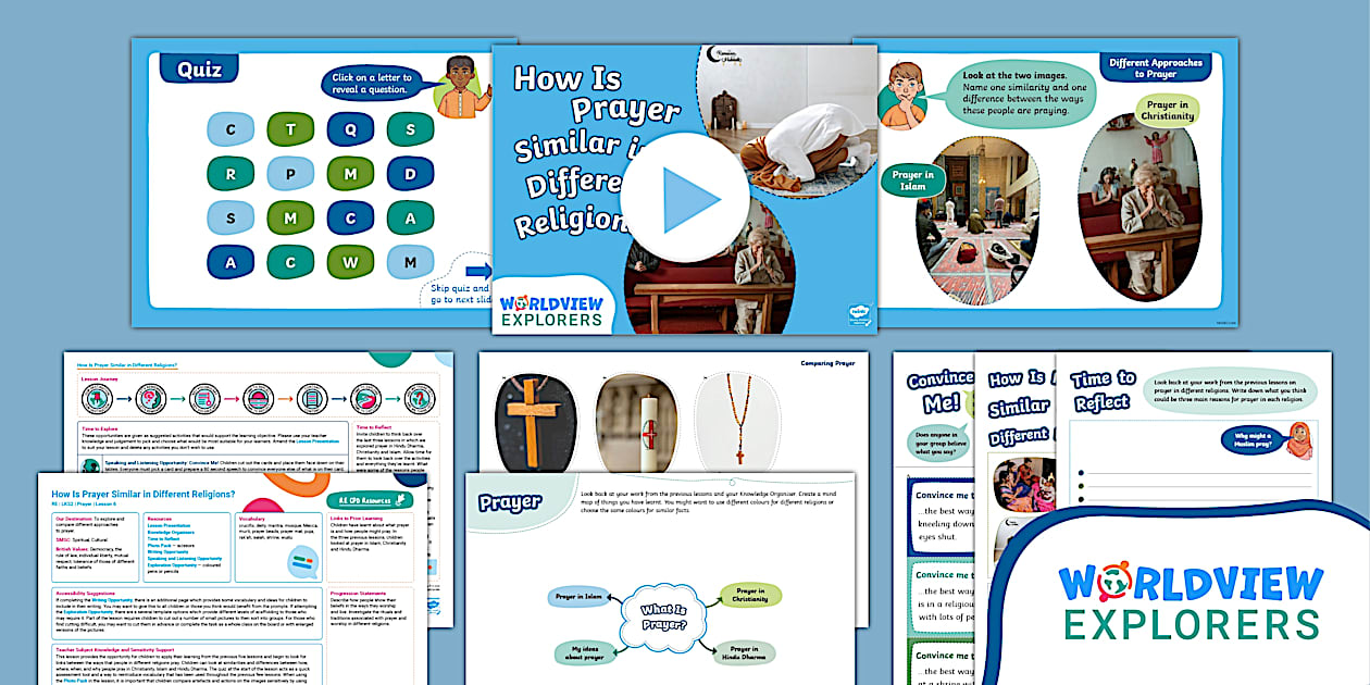 RE: Prayer: LKS2 Lesson Pack 6