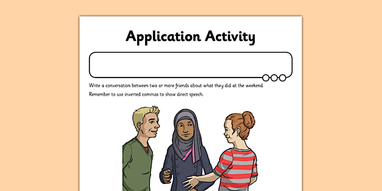 Inverted Commas Application Worksheet / Worksheet Twinkl