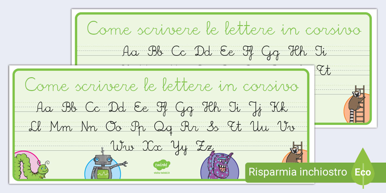 parole in corsivo da copiare