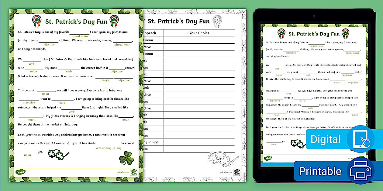st patricks day activities eyfs