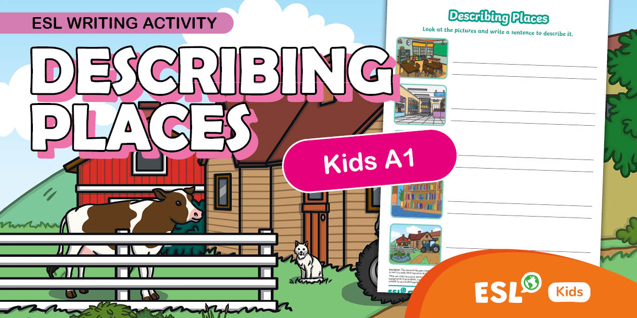 ESL Describing Places Activity for Kids