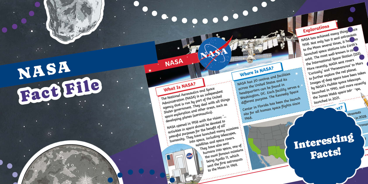 KS2 NASA Fact File - Twinkl - Science
