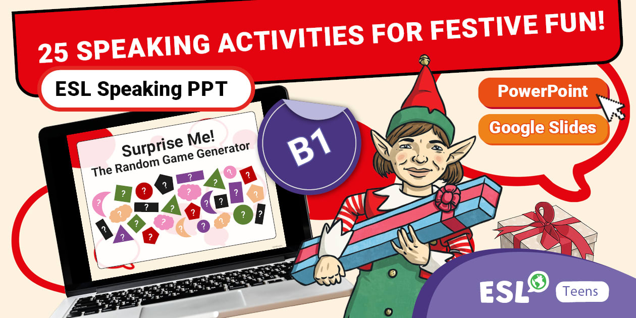 Festive Fun ESL Speaking Activities Teens B1