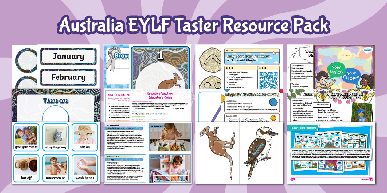 Twinkl Australian Early Years Taster Resource Pack