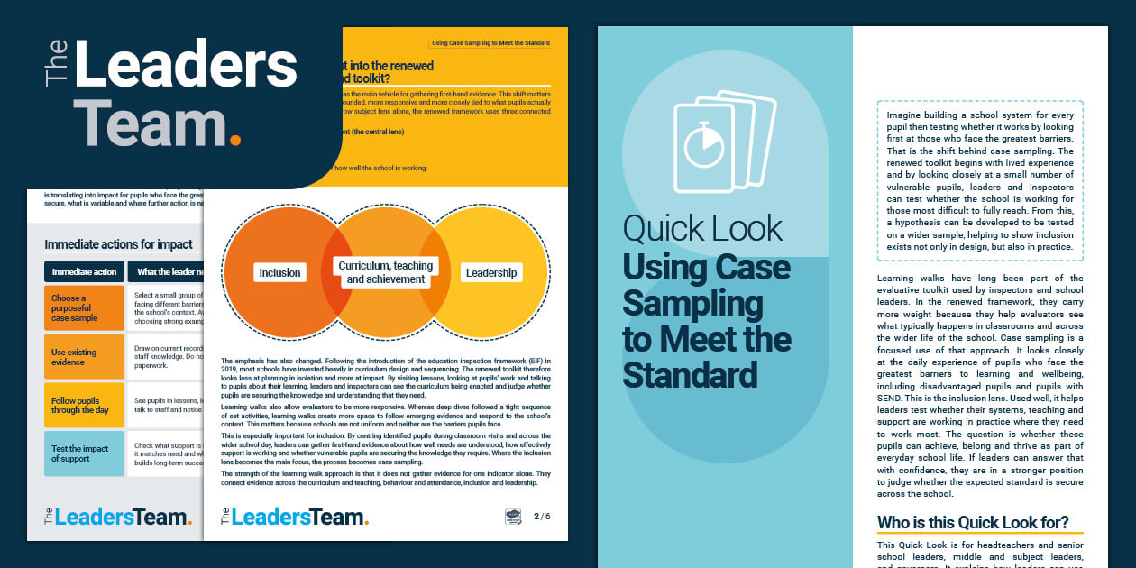 Case Sampling Guide
