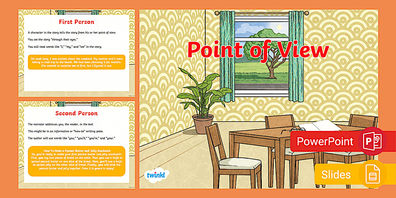 Point of view powerpoint for 3rd 5th grade twinkl usa