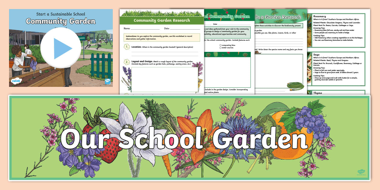 Start A School Community Garden Resource Pack (STEM)