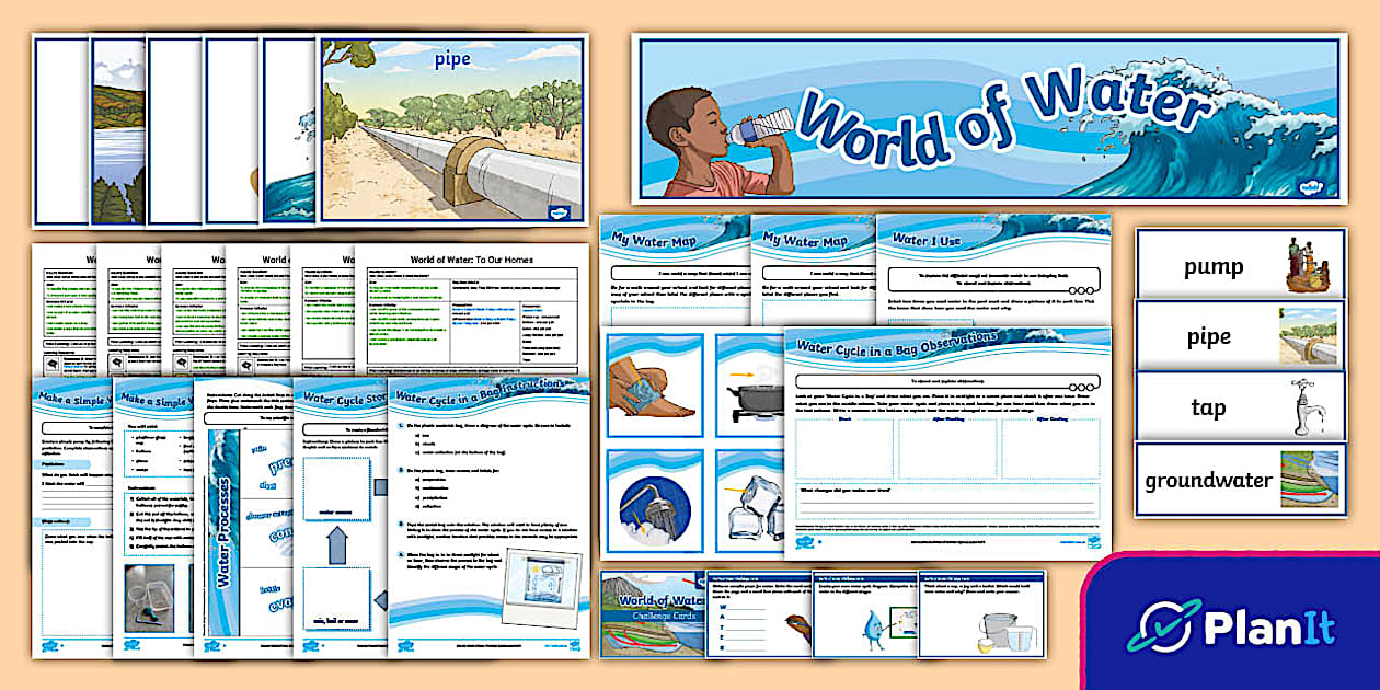 Year 4 Science World of Water Unit Pack (teacher made)