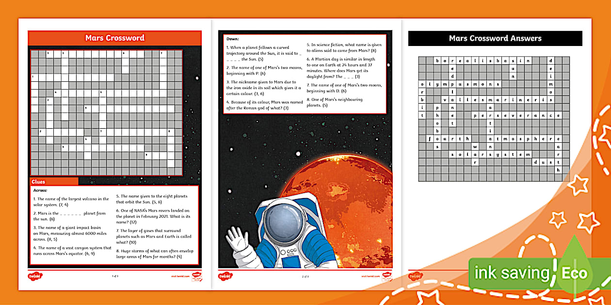 One Way Ticket To Mars Twinkl Resources (teacher made)